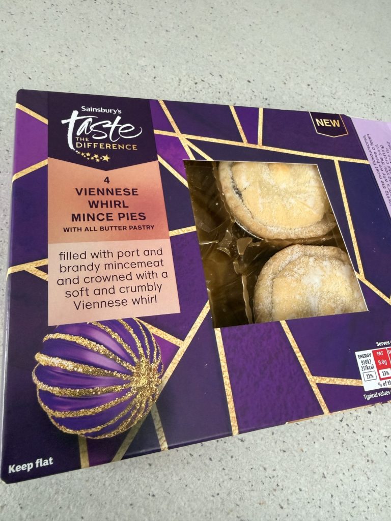 Sainsbury’s Viennese Whirl Mince Pies
